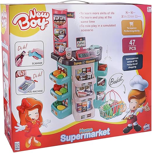 Buy New Boy Home Supermarket | Yallatoys.com