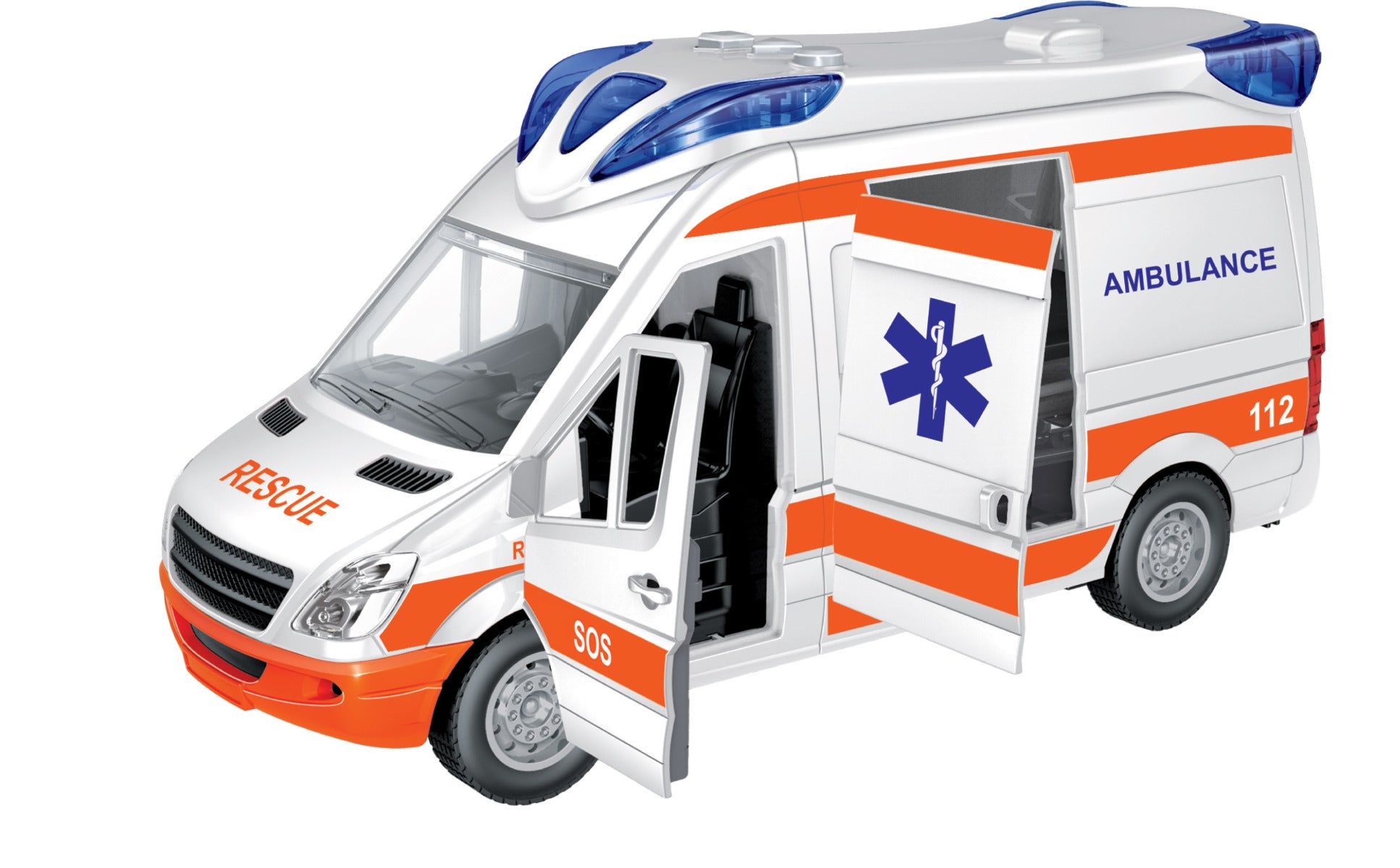 Buy New Boy Ambulance With Light & Sound | Yallatoys.com