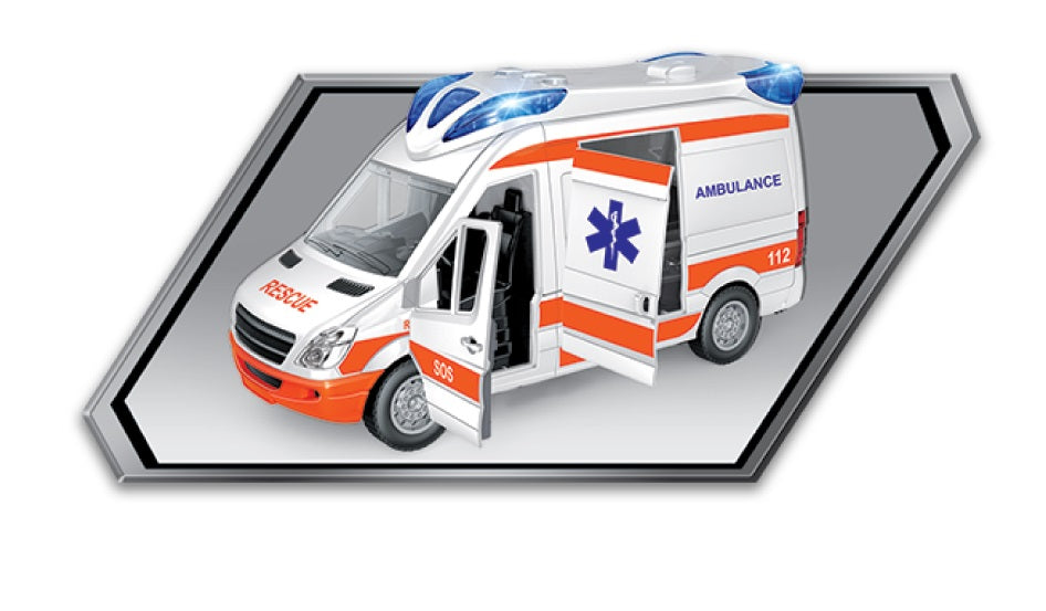 Buy New Boy Ambulance With Light & Sound | Yallatoys.com