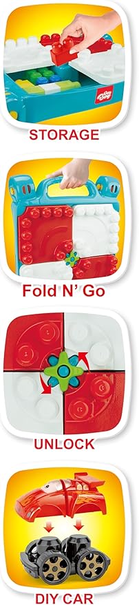 Buy New Boy Blocks Race Track 50pcs | Yallatoys.com