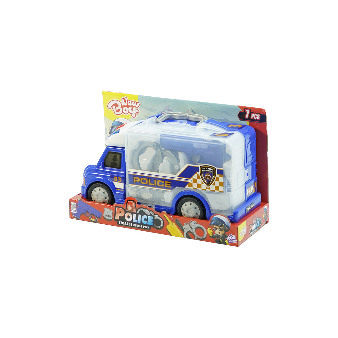 Buy New Boy Police Storage Push and Play | Yallatoys.com