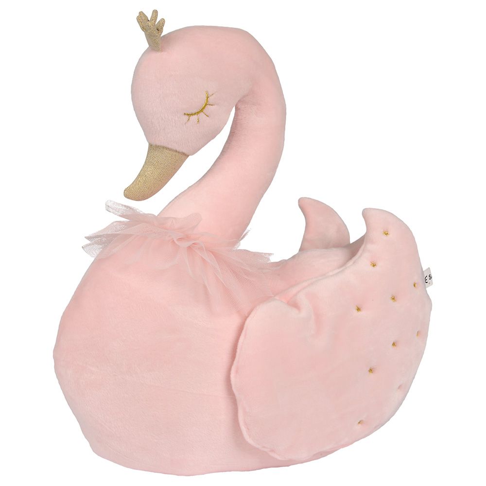 Buy Nicotoy Cushion Pink Swan 40cm Plush | Yallatoys.com