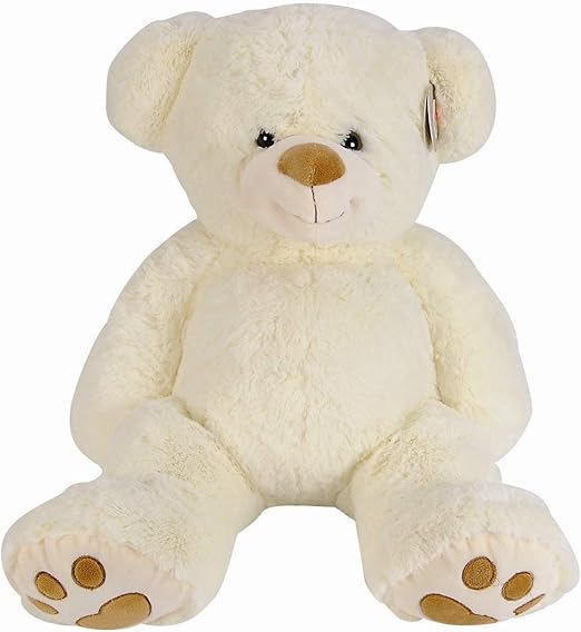 Buy Nicotoy Beige Bear Plush Cuddly Toy 41 cm | Yallatoys.com
