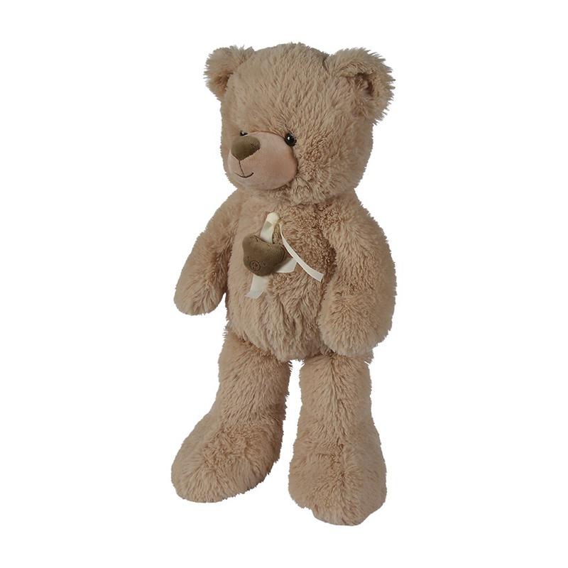 Buy Nicotoy Plush Bear Beige With Ribbon 55cm | Yallatoys.com