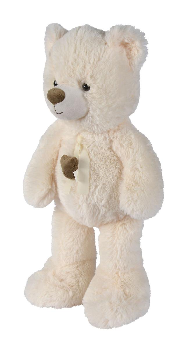 Buy Nicotoy Bear With Ribbon Head Plush Toy Cream 55cm | Yallatoys.com