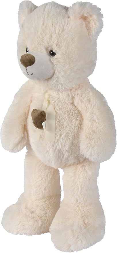 Buy Nicotoy Cream Ribbon Bear Plush Toy 85 cm | Yallatoys.com