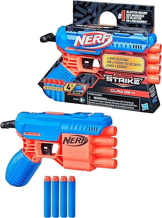 Buy Nerf Alpha Strike Claw QS-4 Blaster | Yallatoys.com