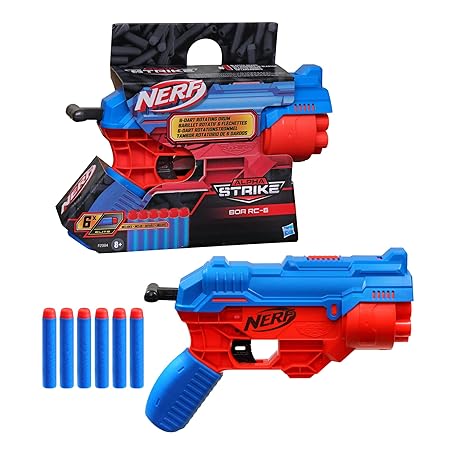 Buy Nerf Alpha Strike Boa RC-6 Blaster with 6-Dart Rotating Drum | Yallatoys.com