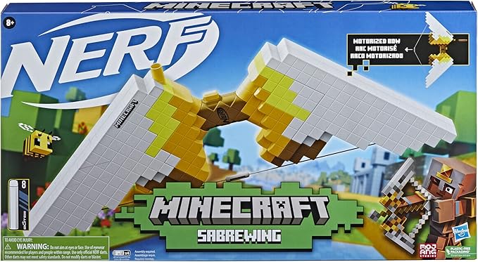 Buy Nerf Minecraft Sabrewing Motorized Blaster Bow | Yallatoys.com