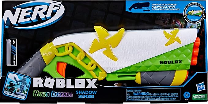 Buy Nerf Ninja Legends Shadow Sensei Dart Blaster | Yallatoys.com