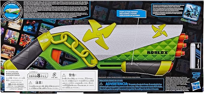 Buy Nerf Ninja Legends Shadow Sensei Dart Blaster | Yallatoys.com