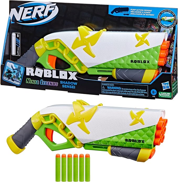 Buy Nerf Ninja Legends Shadow Sensei Dart Blaster | Yallatoys.com