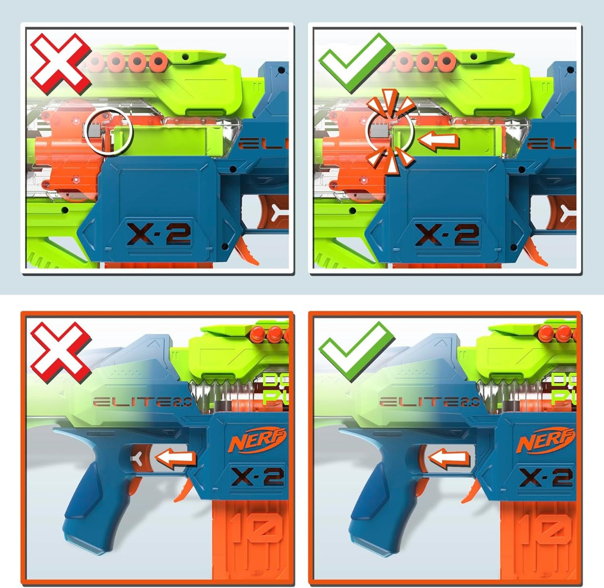 Buy Nerf Ner Elite 2.0 Double Punch | Yallatoys.com