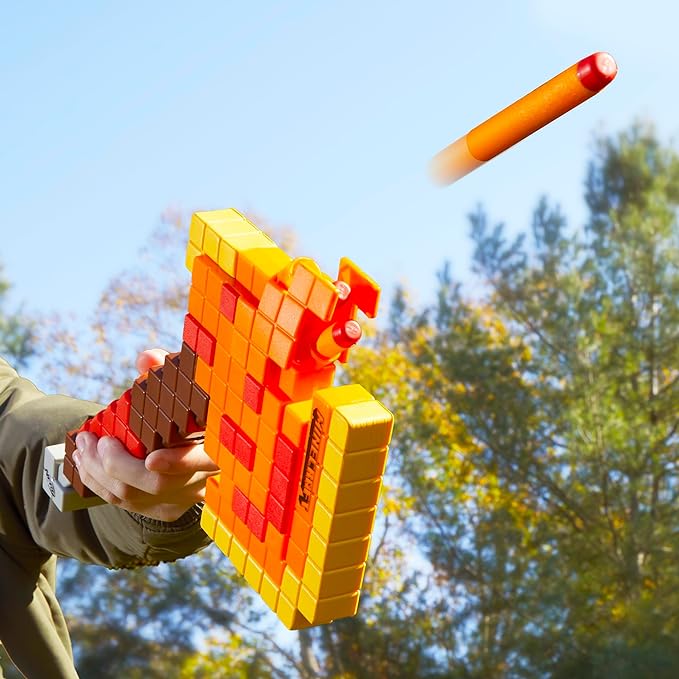 Buy Nerf Minecraft Firebrand Dart Blasting Axe | Yallatoys.com