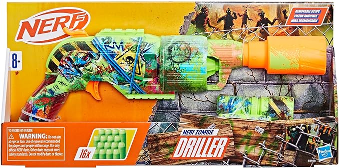 Buy Nerf Zombie Driller Dart Blaster | Yallatoys.com