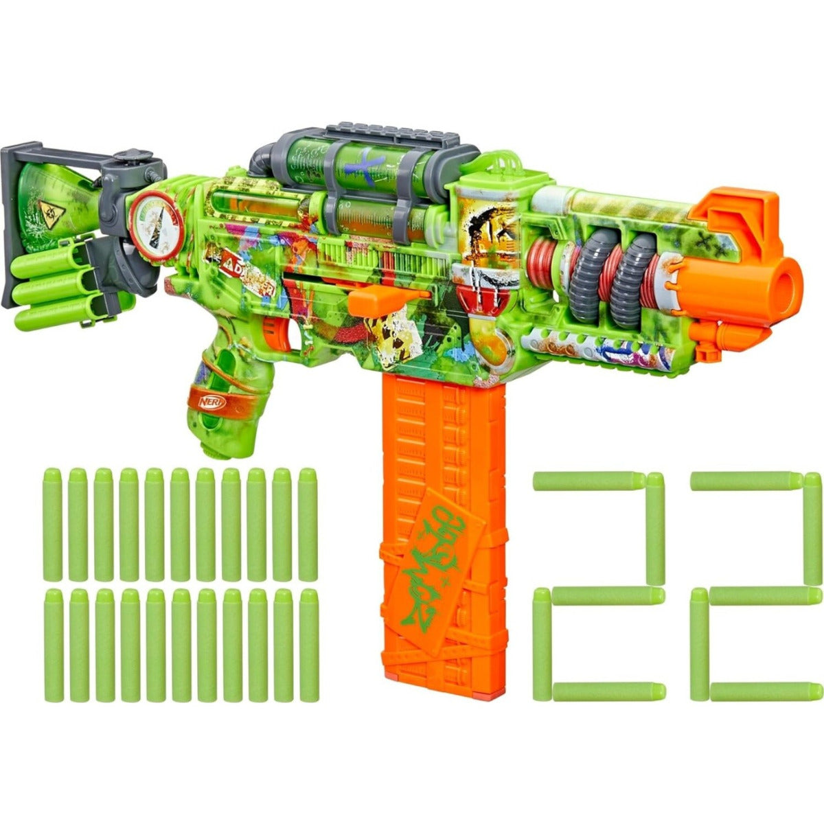 Buy Nerf Zombie Corrupter Dart Blaster (Sold Separately Subject To Availability) | Yallatoys.com