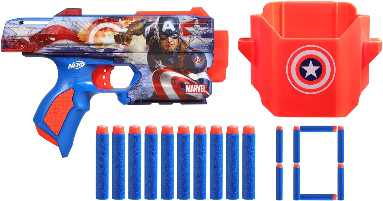 Buy Nerf Marvel Captain America Blaster | Yallatoys.com