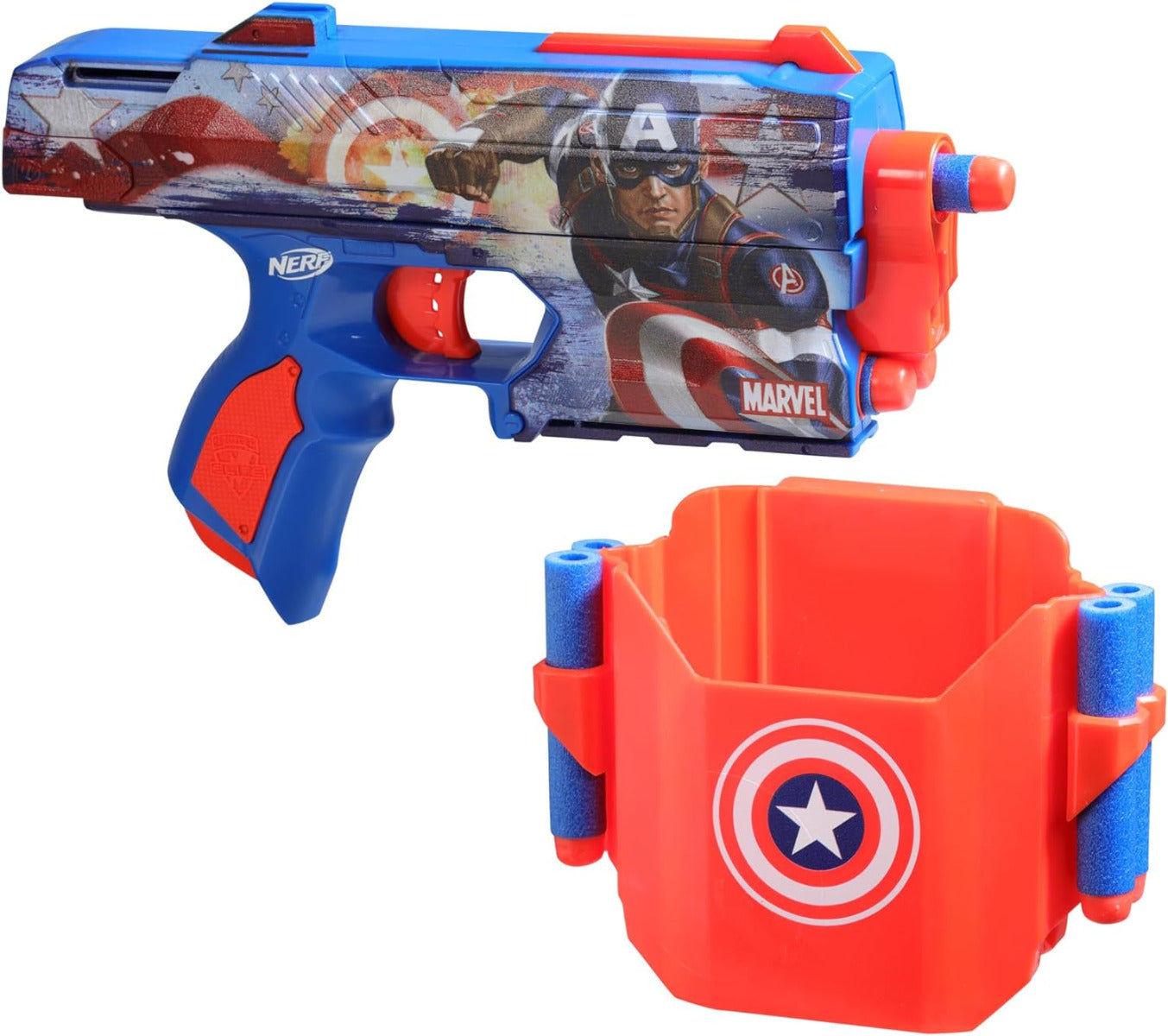 Buy Nerf Marvel Captain America Blaster | Yallatoys.com