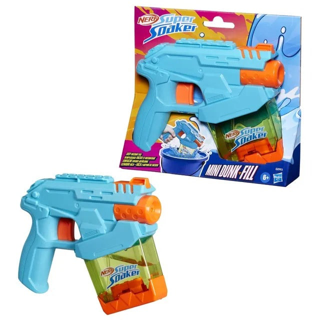 Buy Nerf super soaker mini dunk fill water blaster  easy instant fill tank | Yallatoys.com