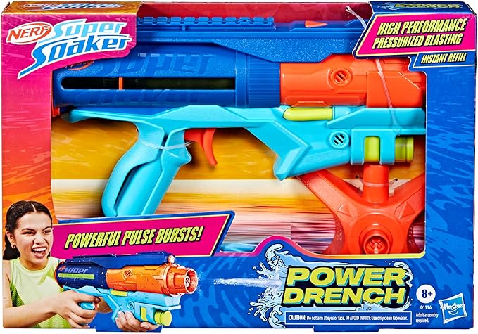 Buy Nerf Super Soaker Power Drench Water Blaster | Yallatoys.com