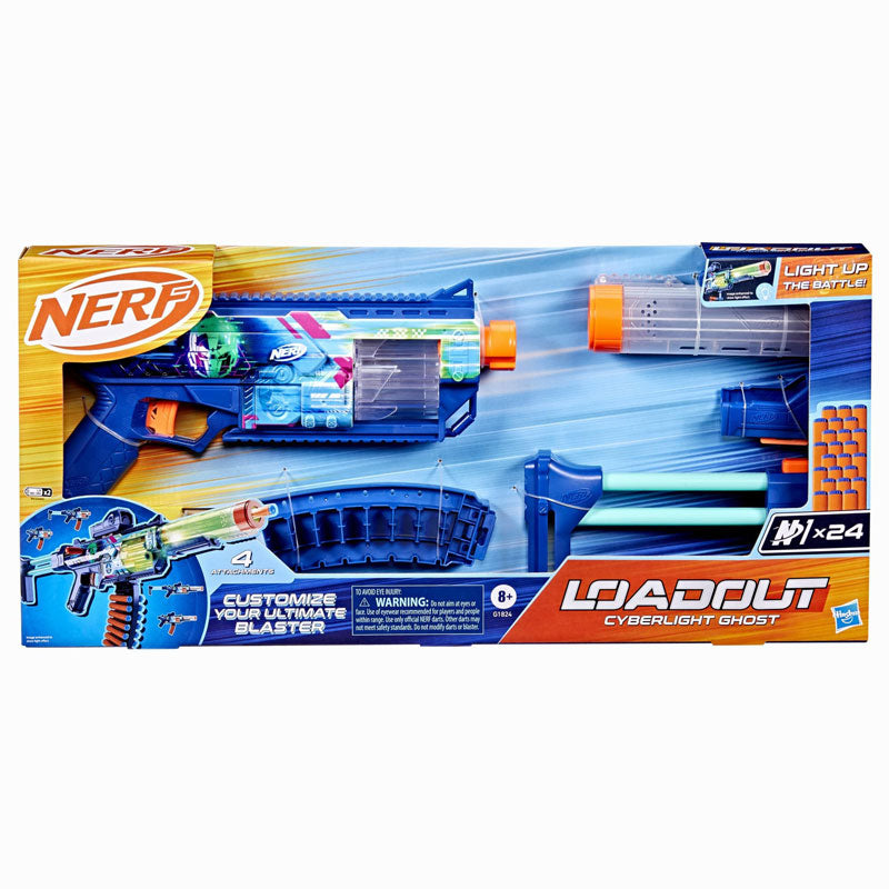 Buy Nerf Loadout Cyber Light Ghost Blaster | Yallatoys.com