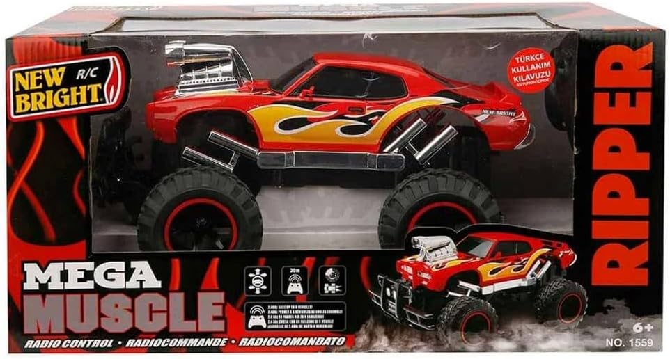 Buy New Bright Mega Muscle Remote Control Vehicle (Sold Separately Subject to Availability) | Yallatoys.com