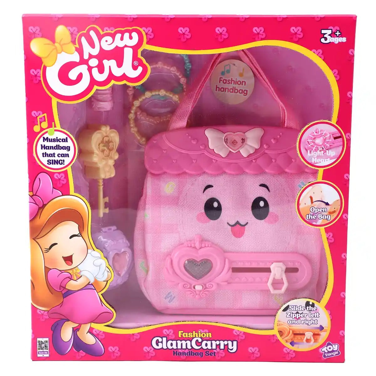 Buy New Girl Fashion Glamcarry Handbag Set | Yallatoys.com