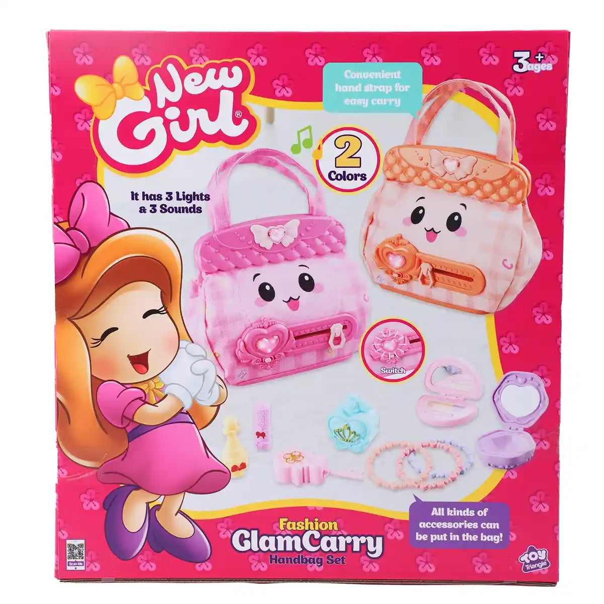 Buy New Girl Fashion Glamcarry Handbag Set | Yallatoys.com