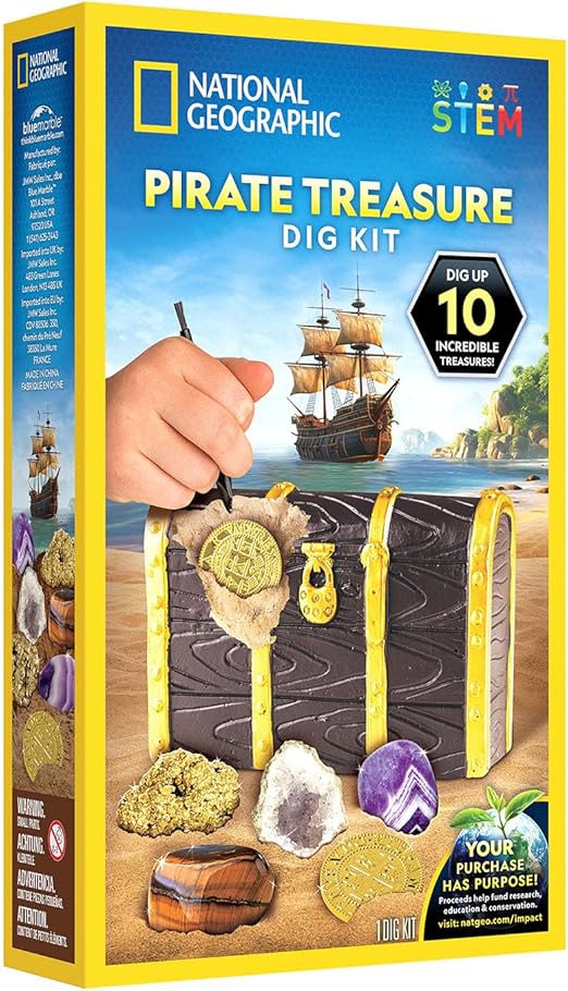 Buy National Geographic Pirate Treasure Dig Kit | Yallatoys.com