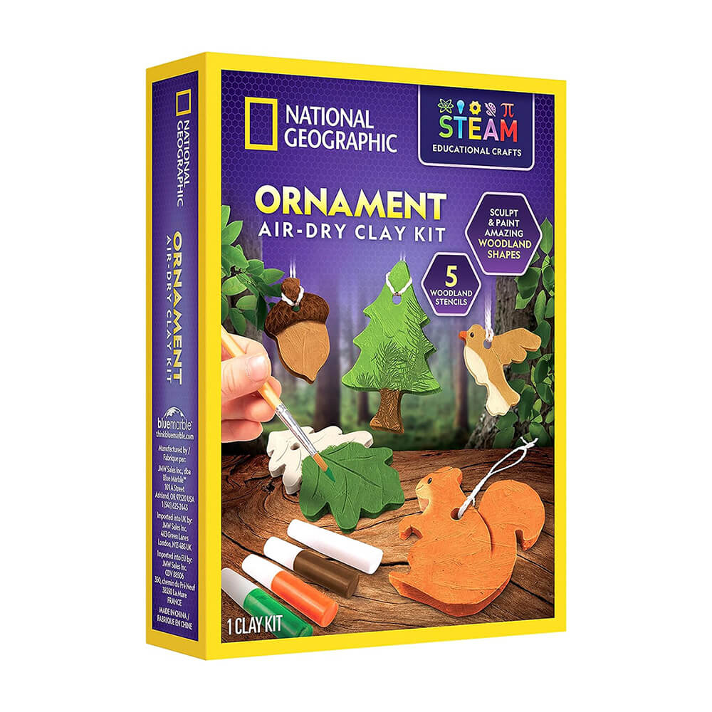 Buy National Geographic Ornament Air-Dry Clay Pottery Craft Kit | Yallatoys.com