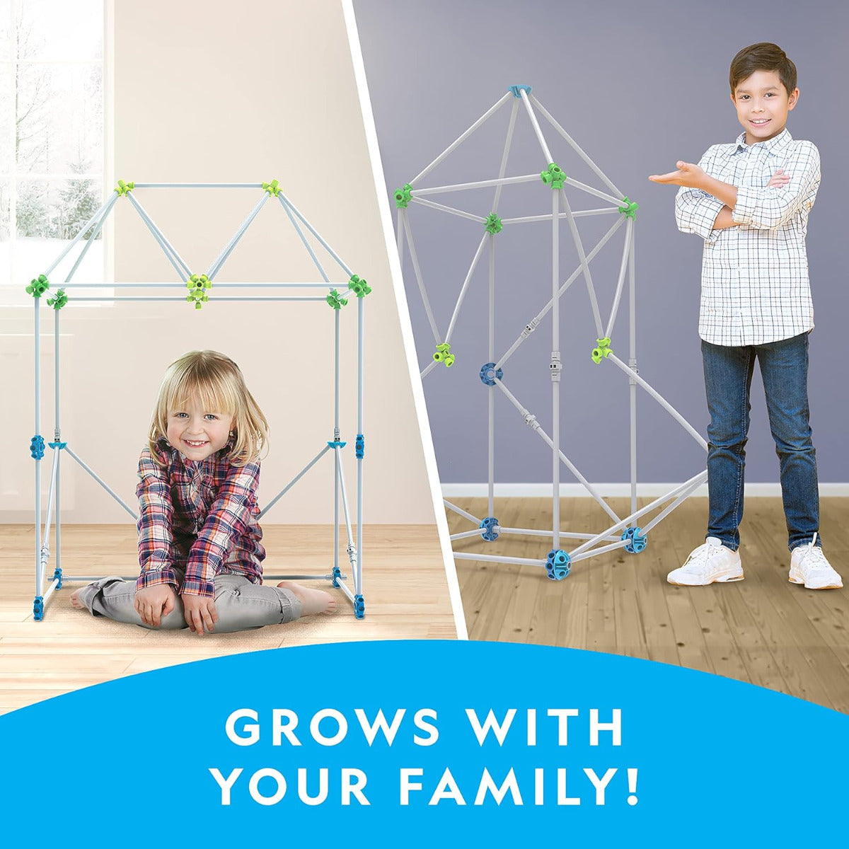 Buy National Geographic Kids Fort Building Kit 70pcs | Yallatoys.com