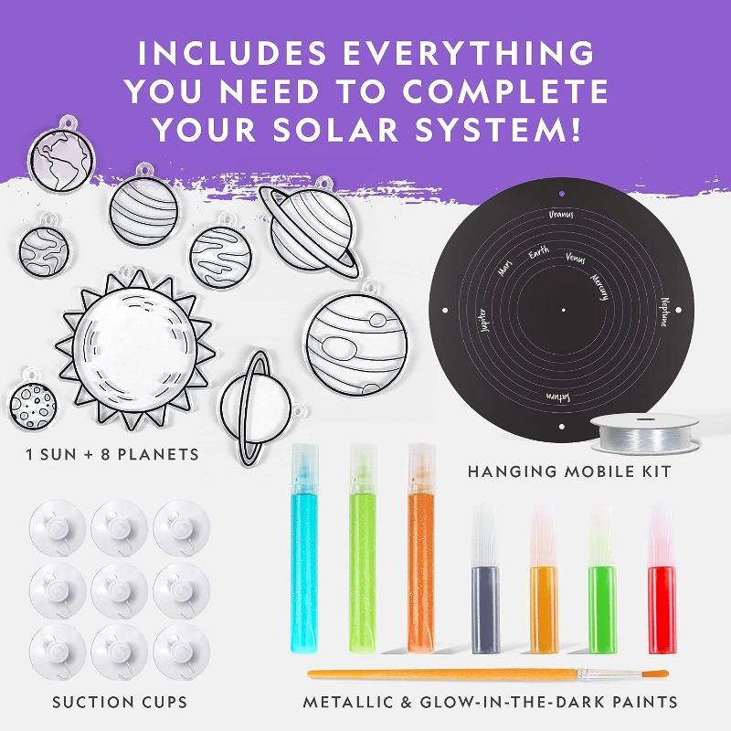 Buy National Geographic Stained Glass Solar System Craft Kit | Yallatoys.com
