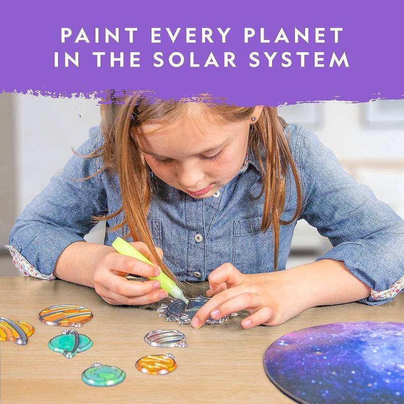 Buy National Geographic Stained Glass Solar System Craft Kit | Yallatoys.com
