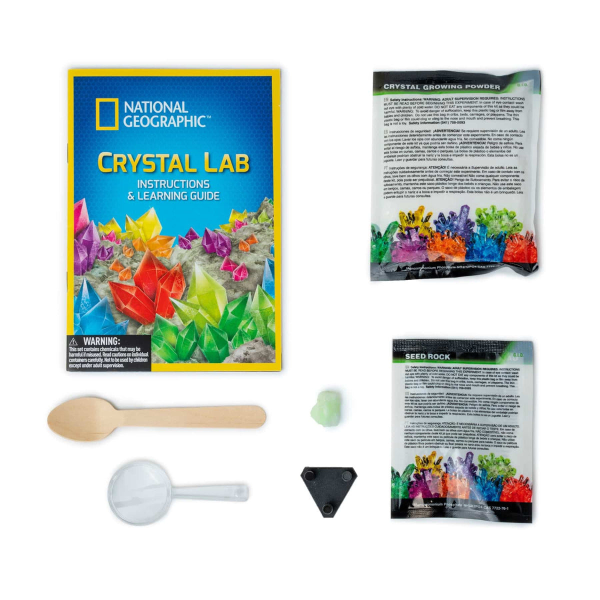 Buy National Geographic Glow-in-the-Dark Crystal Lab Kit Green | Yallatoys.com