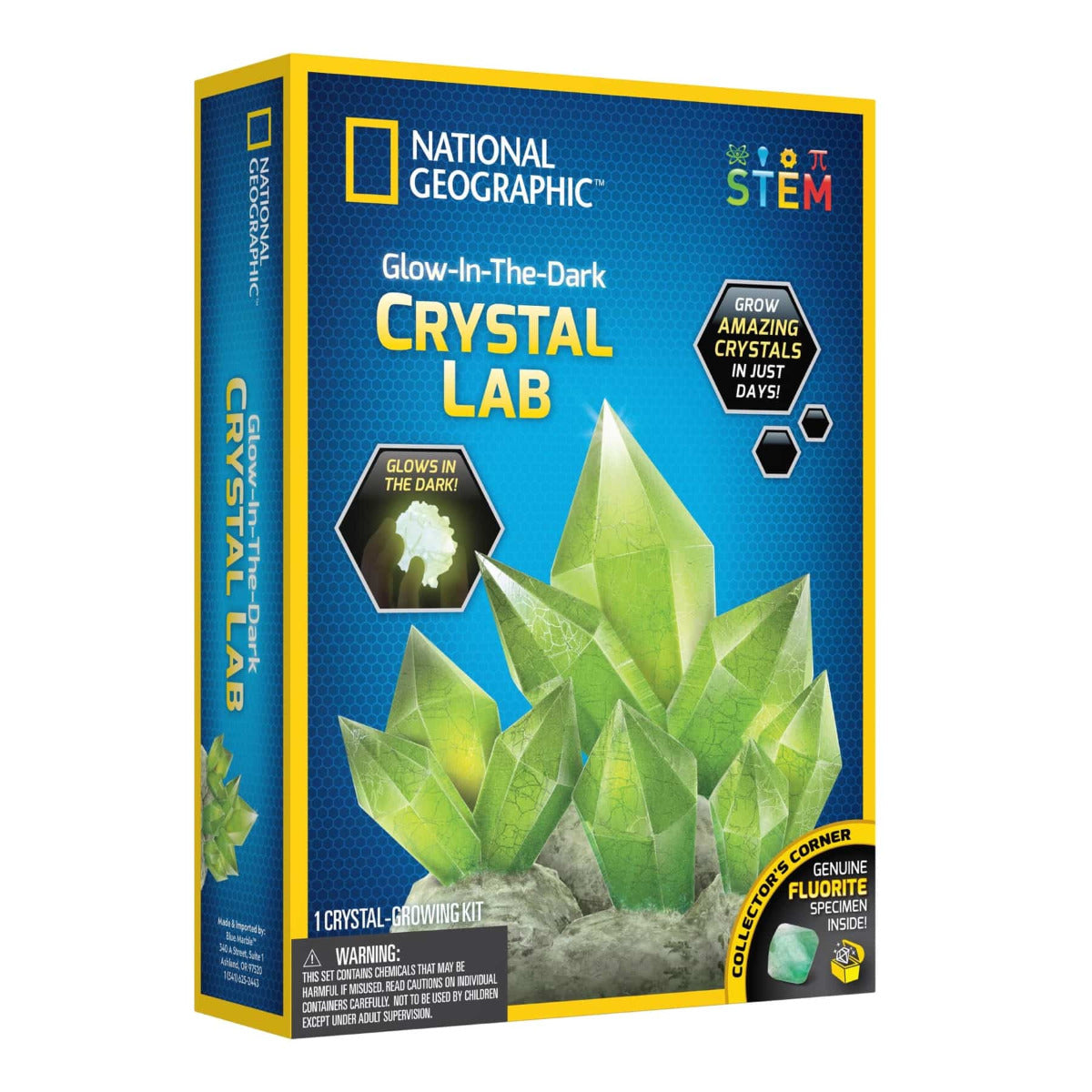 Buy National Geographic Glow-in-the-Dark Crystal Lab Kit Green | Yallatoys.com