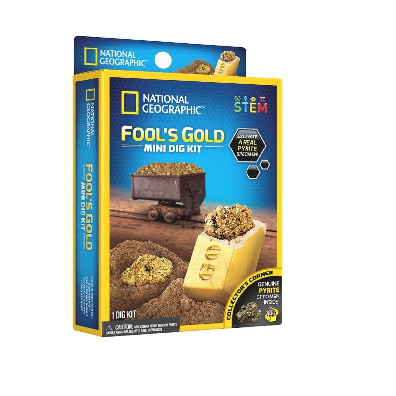 Buy National Geographic Carded Fools Gold Mini Dig Kit | Yallatoys.com