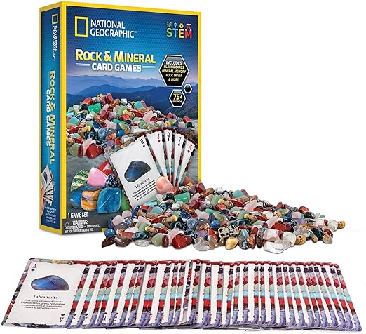 Buy National Geographic Rock and Mineral Card Game | Yallatoys.com