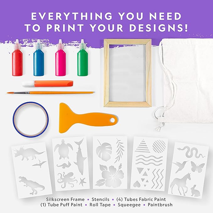 Buy National Geographic Screen Printing Craft Kit | Yallatoys.com