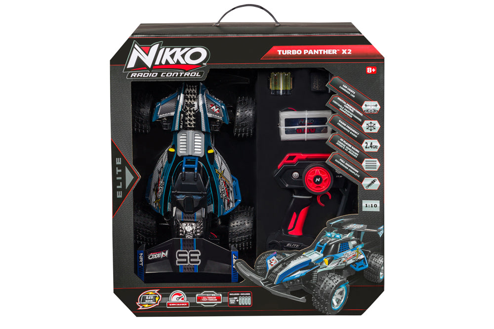 Buy Nikko Remote Control Turbo Panther X2 Blue | Yallatoys.com
