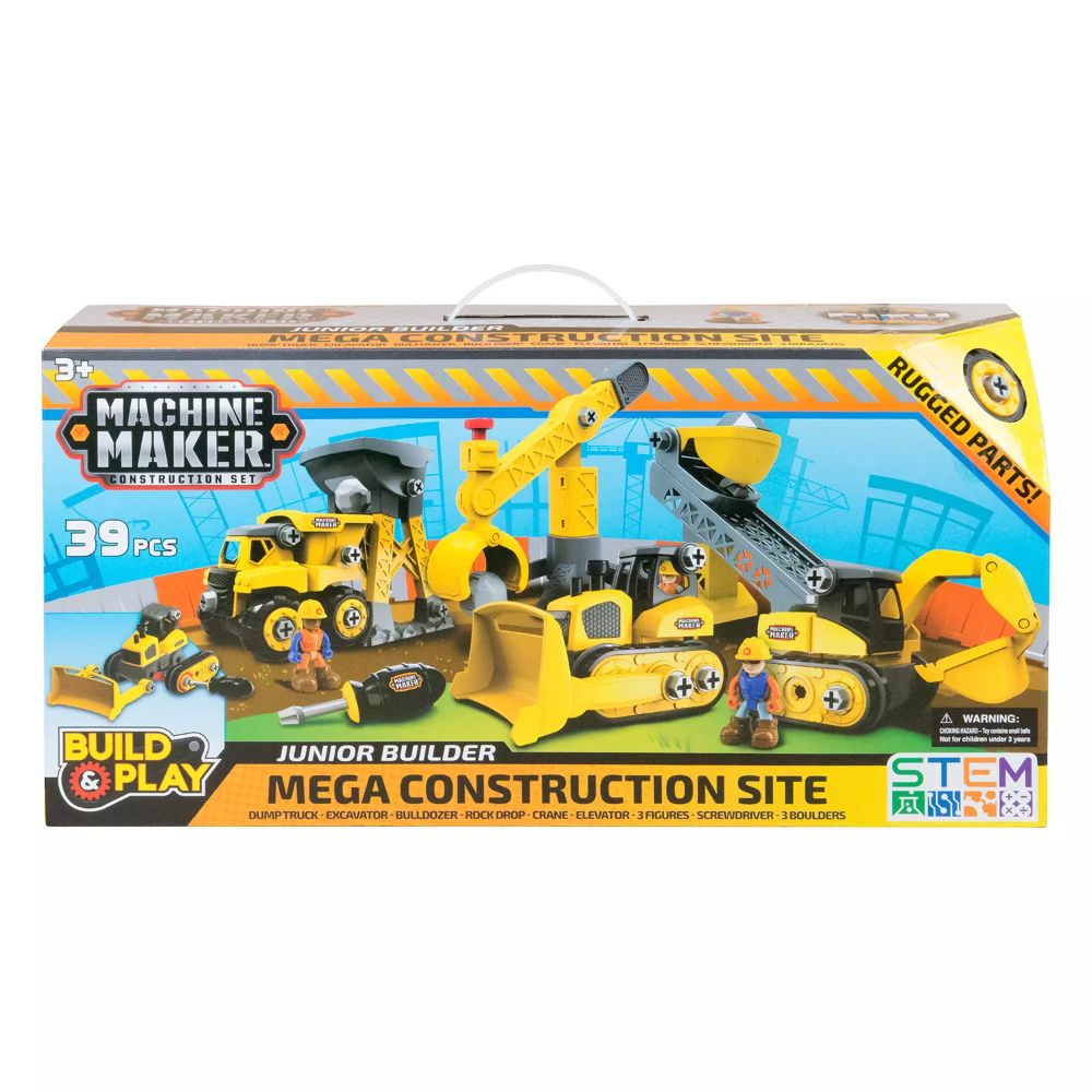 Buy Nikko Machine Maker Construction Site Club Pack 39Pcs | Yallatoys.com