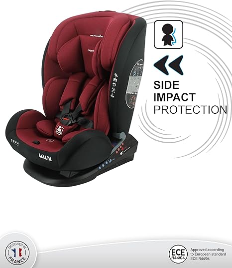 Nania Malta Red Black Baby Car Seat Nania Yallatoys