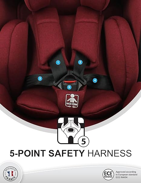 Nania Malta Red Black Baby Car Seat Nania Yallatoys