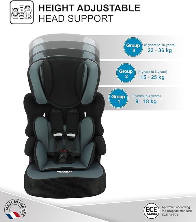Nania Beline Carseat Gris Nania Yallatoys