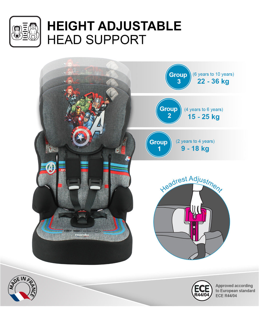 Nania Beline Avengers Carseat Nania Yallatoys