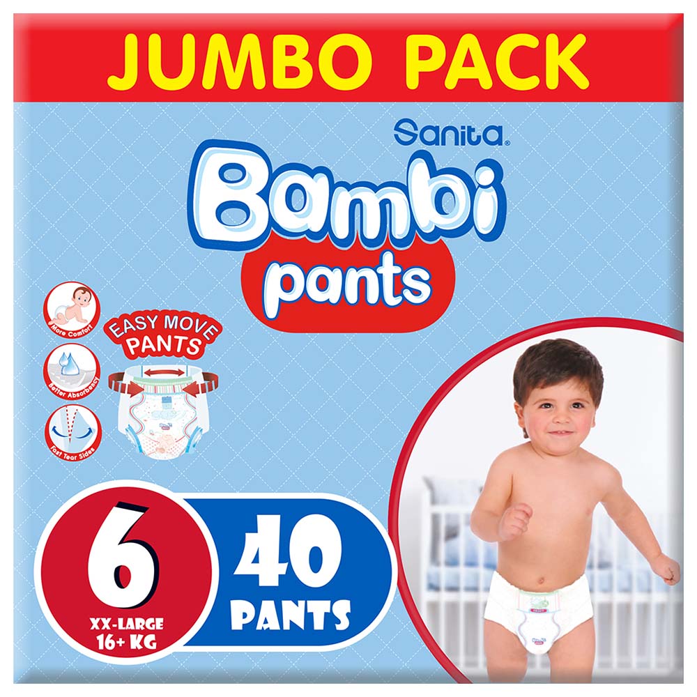 Bambi Sanita Bambi Pants Xxl Jumbo 40`S Bambi Yallatoys
