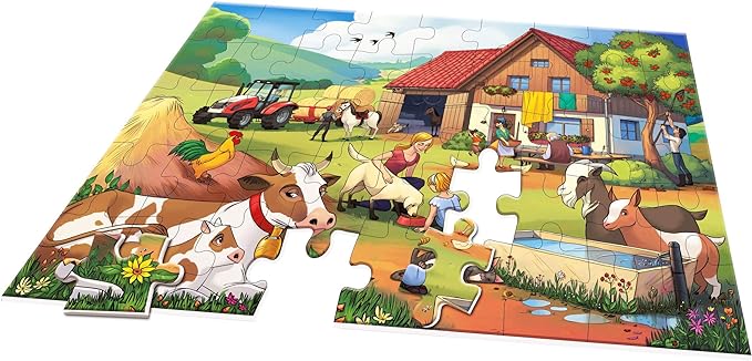 Buy Noris Xxl Puzzle Holiday On The Farm 45Pcs | Yallatoys.com