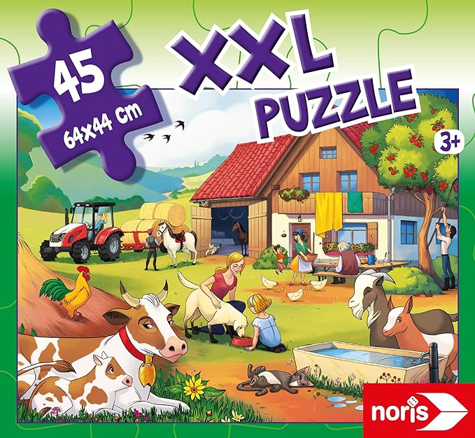 Buy Noris Xxl Puzzle Holiday On The Farm 45Pcs | Yallatoys.com
