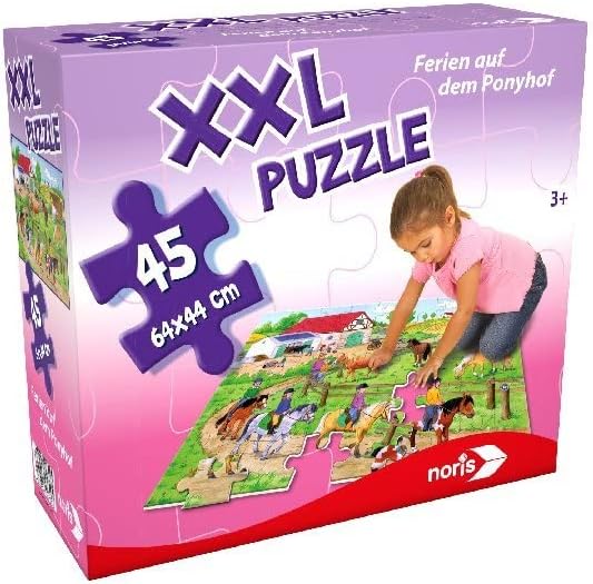 Buy Noris Xxl Puzzle Pony Farm 45Pcs | Yallatoys.com