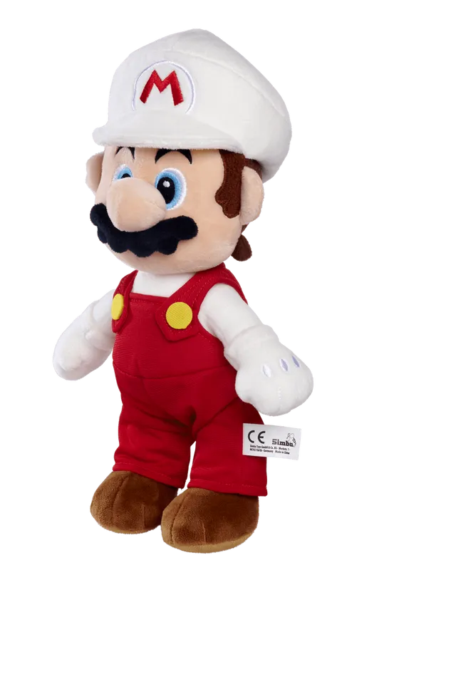 Buy Super Mario Plush 30Cm Mario Fire | Yallatoys.com