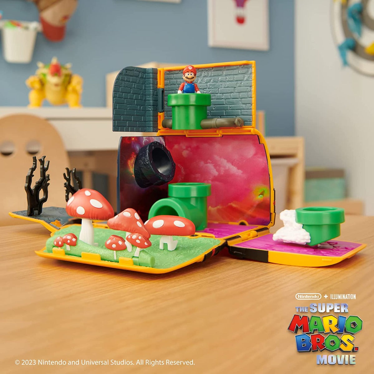 Buy Nintendo Super Mario Movie Van Playset with 1.25inch Mini Mario Figure | Yallatoys.com